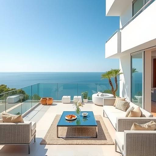 Apartamento moderno con vistas al mar en Marbella