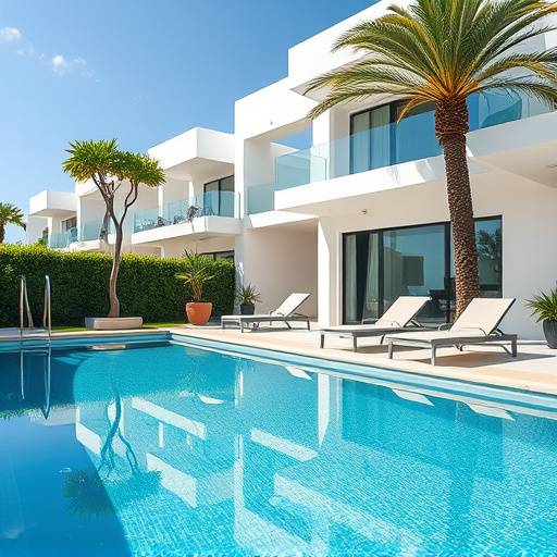 Un apartamento moderno con piscina en la Costa del Sol